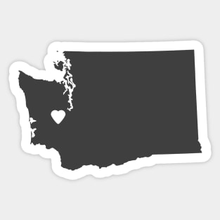 Washington Love Sticker